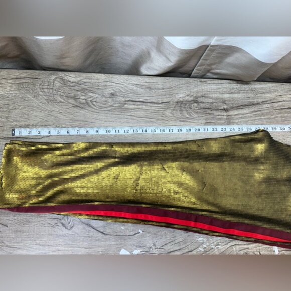 SCOTCH &‎ SODASEQUIN JOGGER PANT - GOLD size medium - Picture 4 of 10